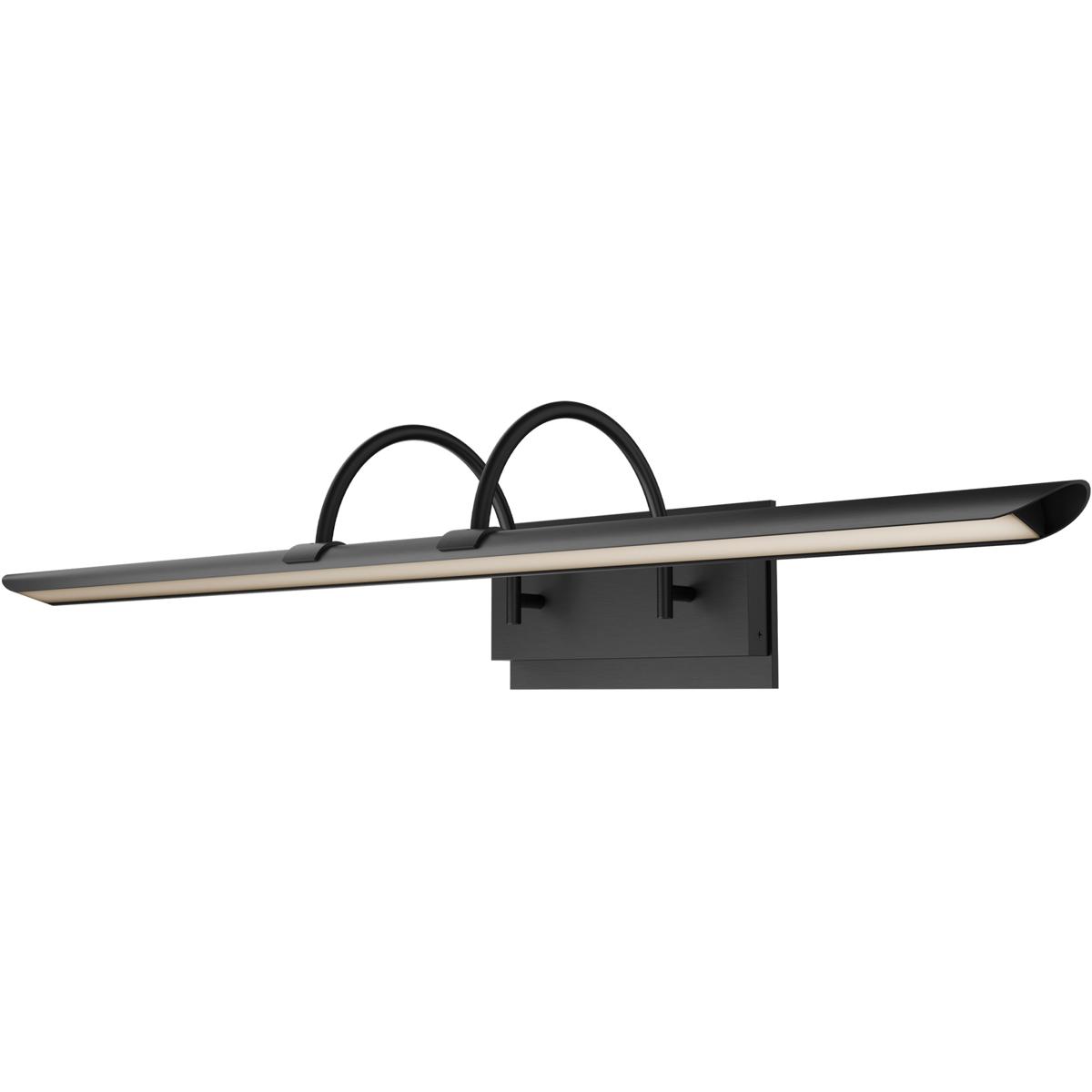 Modern Forms PL-36530-40-BK Ansel LED 8.88 inch Black Indoor Wall Lighting in 4000K