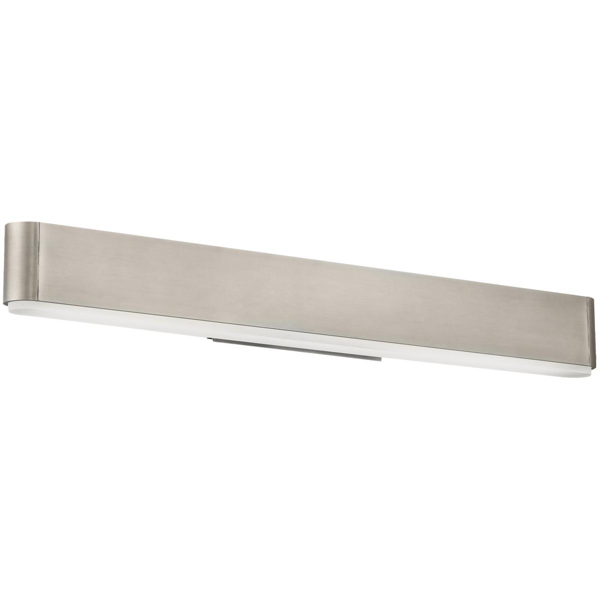 Modern Forms WS-56124-27-BN 0 to 60 LED 23.88 inch Brushed Nickel Bath Vanity & Wall Light in 2700K, 24in.
