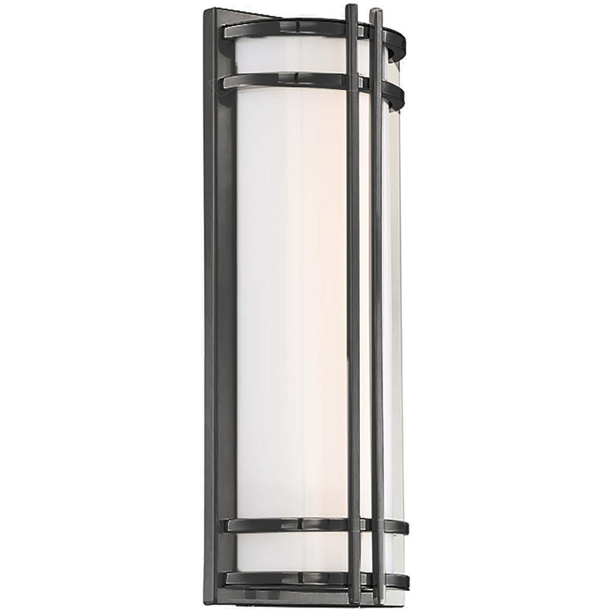 Modern Forms WS-W68618-35-BZ Skyscraper LED 18 inch Bronze Outdoor Wall Light in 3500K, 18in.