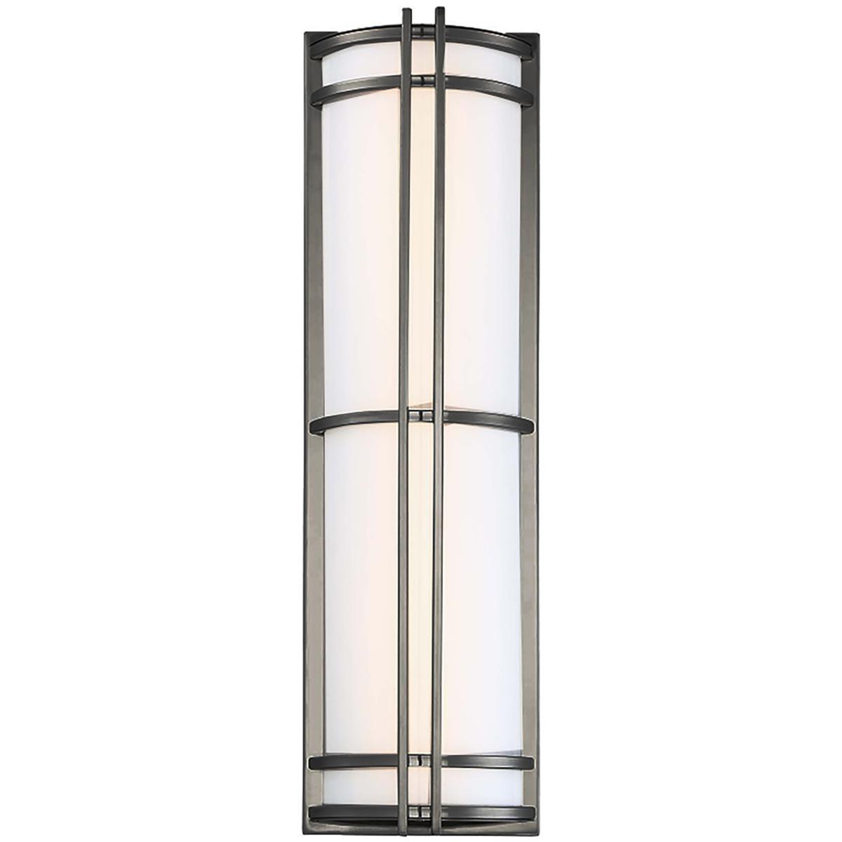 Modern Forms WS-W68627-27-BZ Skyscraper LED 27 inch Bronze Outdoor Wall Light in 2700K, 27in.