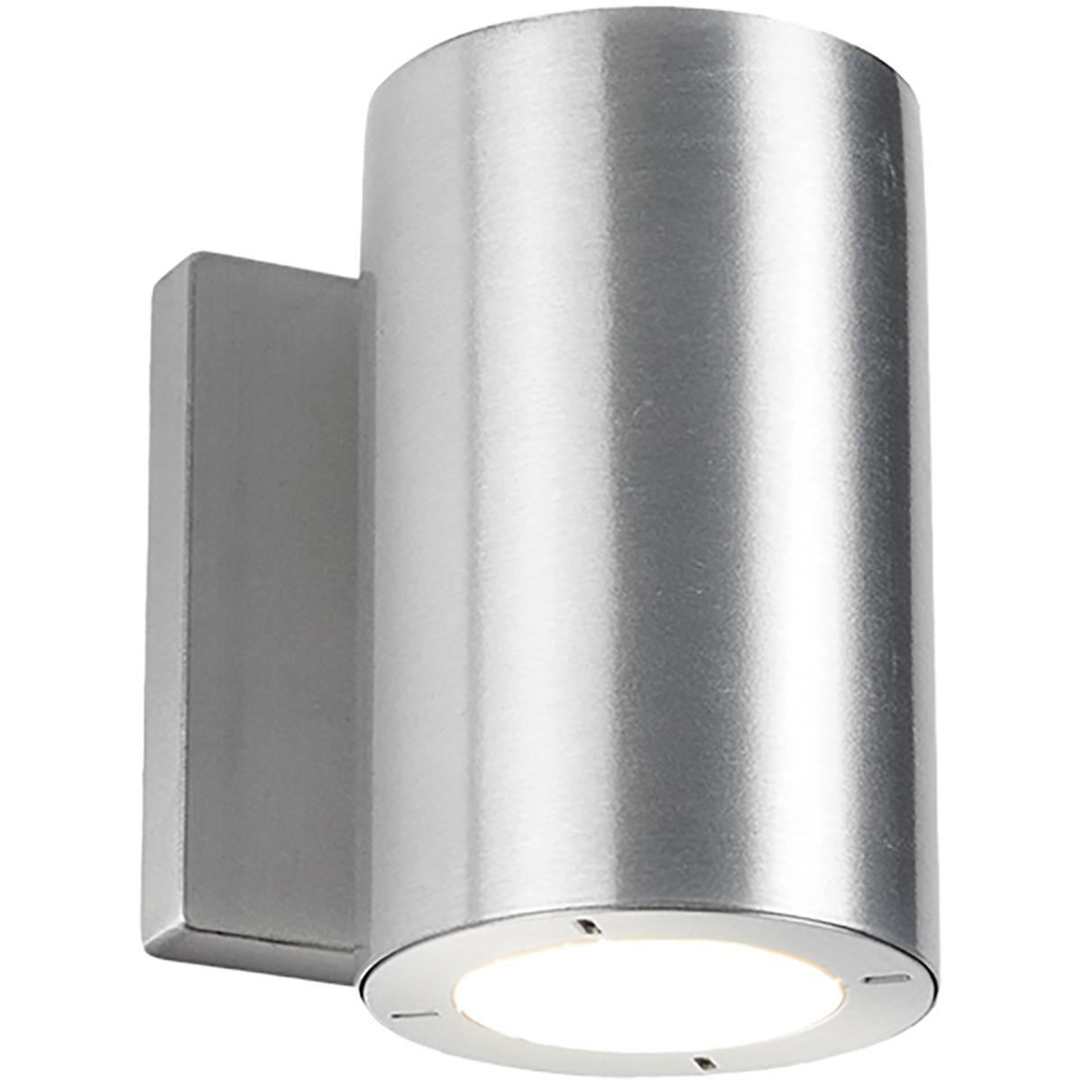 Modern Forms WS-W9101-27-AL Vessel LED 5.6 inch Brushed Aluminum Outdoor Wall Light in 1, 2700K