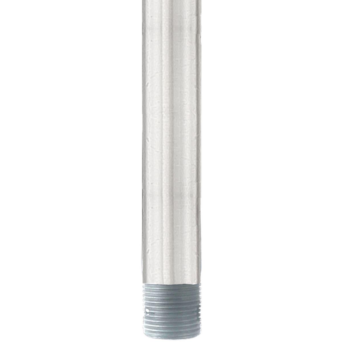 48in Ceiling Fan Extension Downrod in Brushed Aluminum