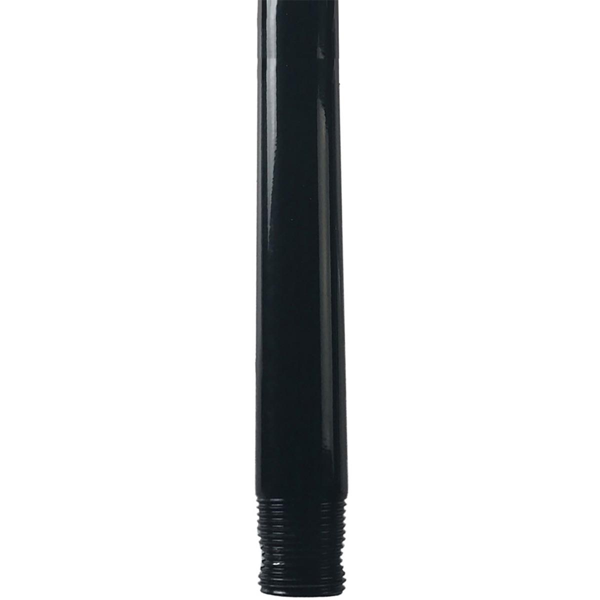 48in Ceiling Fan Extension Downrod in Gloss Black
