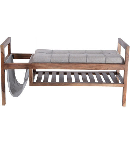 Moe's Home Collection BZ-1063-03 Scandi Brown Bench photo