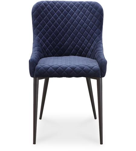 Moe S Home Collection Er 2047 46 Etta Blue Dining Chair In Navy Blue