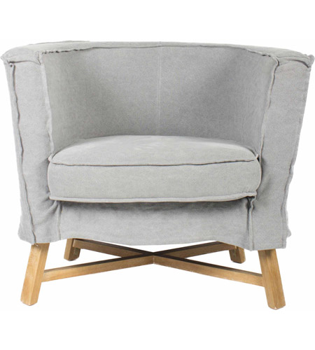 Moe's Home Collection FN-1015-29 Grand Grey Club Chair photo