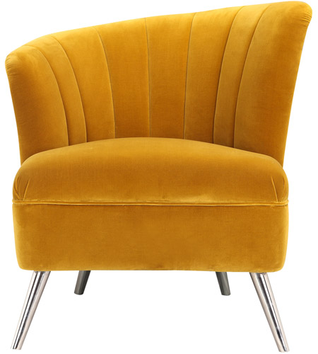 Moe's Home Collection ME-1043-09 Layan Yellow Accent Chair, Left photo