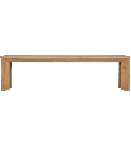 Moe's Home Collection RP-1025-24 Angle Natural Dining Bench, Large photo