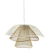 Moe's Home Collection BZ-1116-32 Sella 1 Light 19 inch Gold Pendant Lamp Ceiling Light, Small photo thumbnail