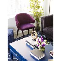Moe's Home Collection EH-1104-10 Stewart Purple Dining Chair alternative photo thumbnail