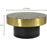 Moe's Home Collection GZ-1010-43 Optic 32 X 32 inch Yellow Coffee Table alternative photo thumbnail