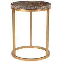 Moe's Home Collection PJ-1019-03 Canyon 21 X 16 inch Brass Antique Accent Table photo thumbnail