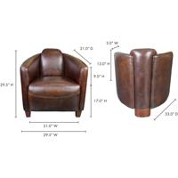 Moe's Home Collection PK-1000-20 Salzburg Brown Club Chair alternative photo thumbnail