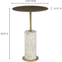 Moe's Home Collection QJ-1019-51 Gabriel 22 X 15 inch Gold Accent Table alternative photo thumbnail