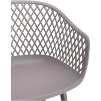 Moe's Home Collection QX-1001-15 Piazza Grey Outdoor Chair, Set of 2 alternative photo thumbnail