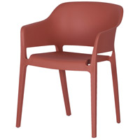 Moe's Home Collection QX-1011-04 Faro Red Outdoor Dining Chair alternative photo thumbnail