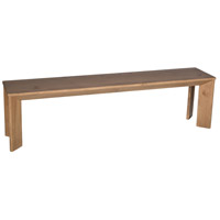 Moe's Home Collection RP-1025-24 Angle Natural Dining Bench, Large alternative photo thumbnail