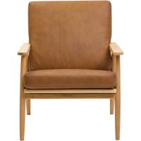 Moe's Home Collection YC-1017-40 Harper Brown Lounge Chair photo thumbnail