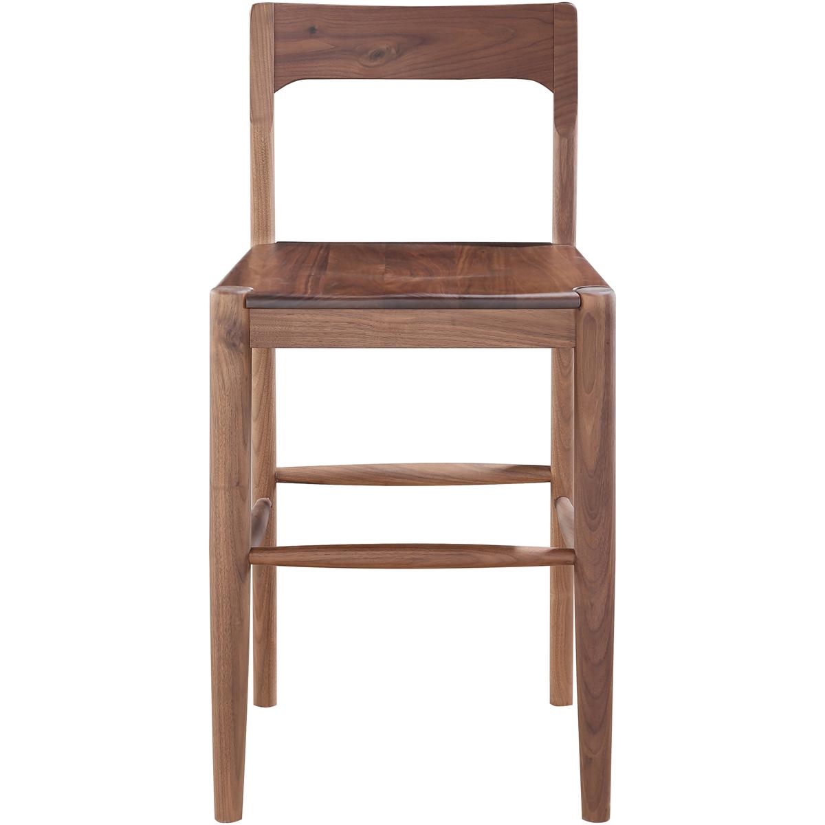 Moe's Home Collection BC-1124-03 Owing 38 inch Walnut Counter Stool