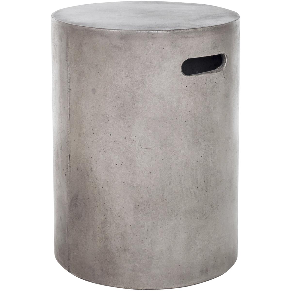 Moe's Home Collection BQ-1004-25 Cato 18 inch Grey Outdoor Stool