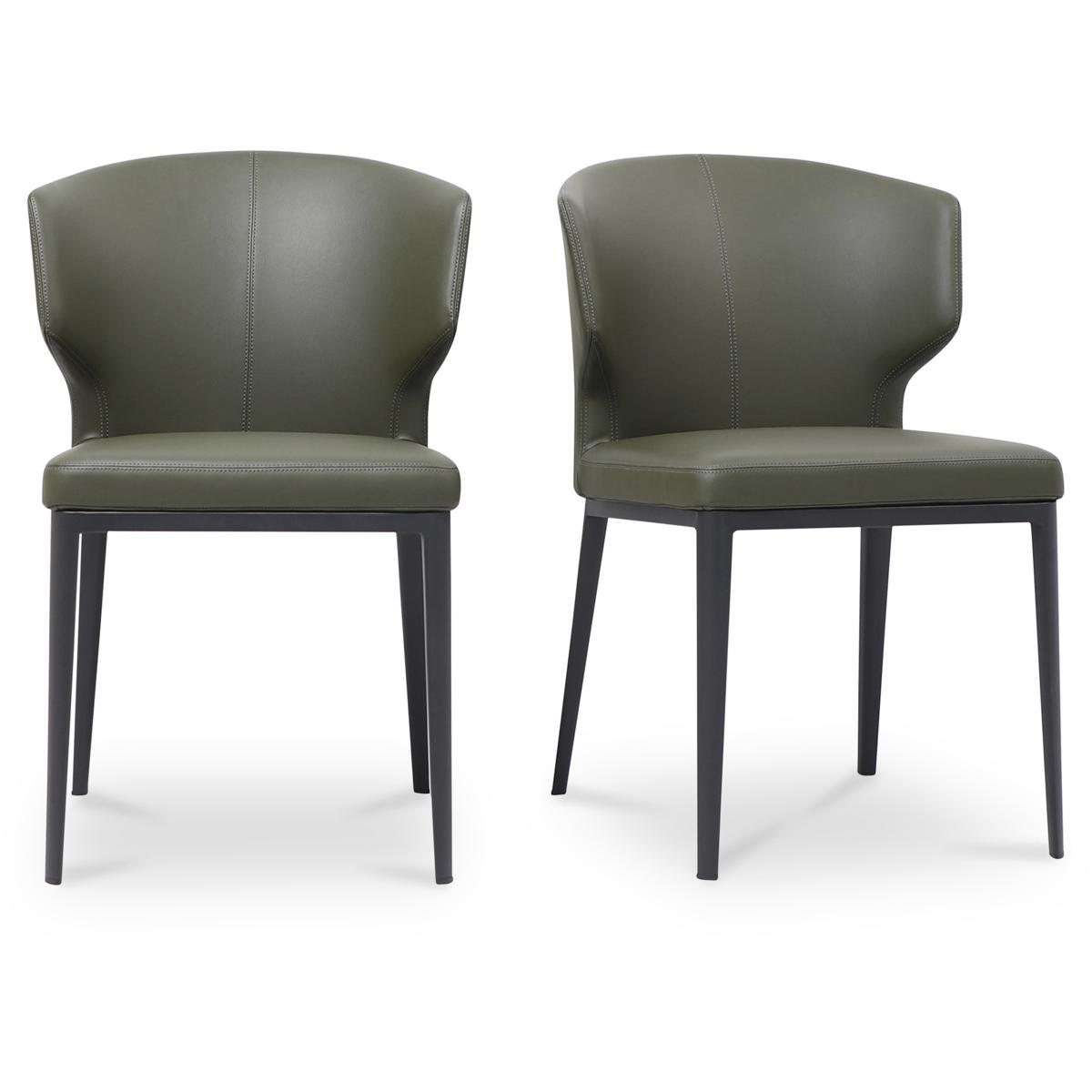 Moe's Home Collection EJ-1018-27 Delaney EJ Dark Green Dining Chair