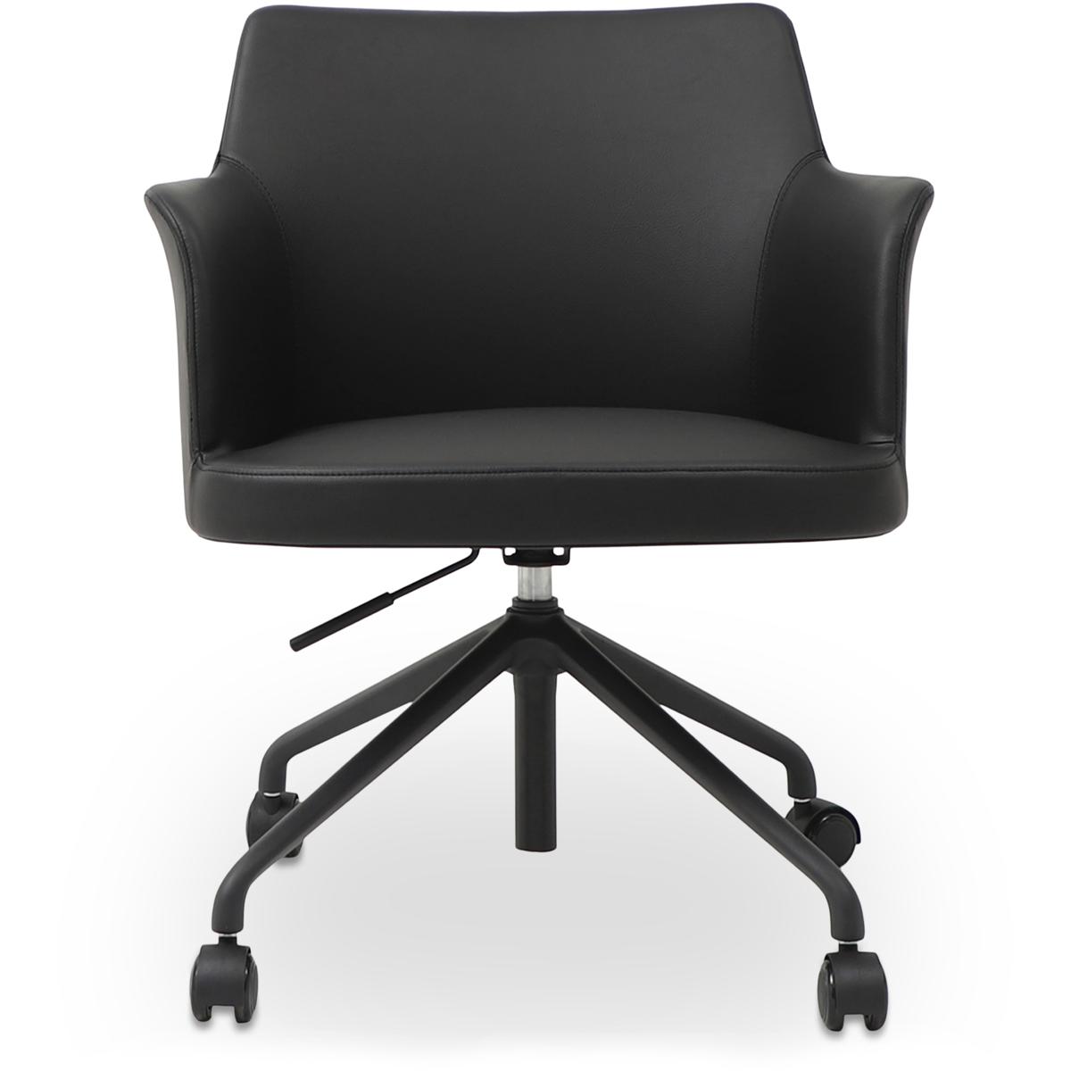 Moe's Home Collection EJ-1047-02 Morris Black Office Chair