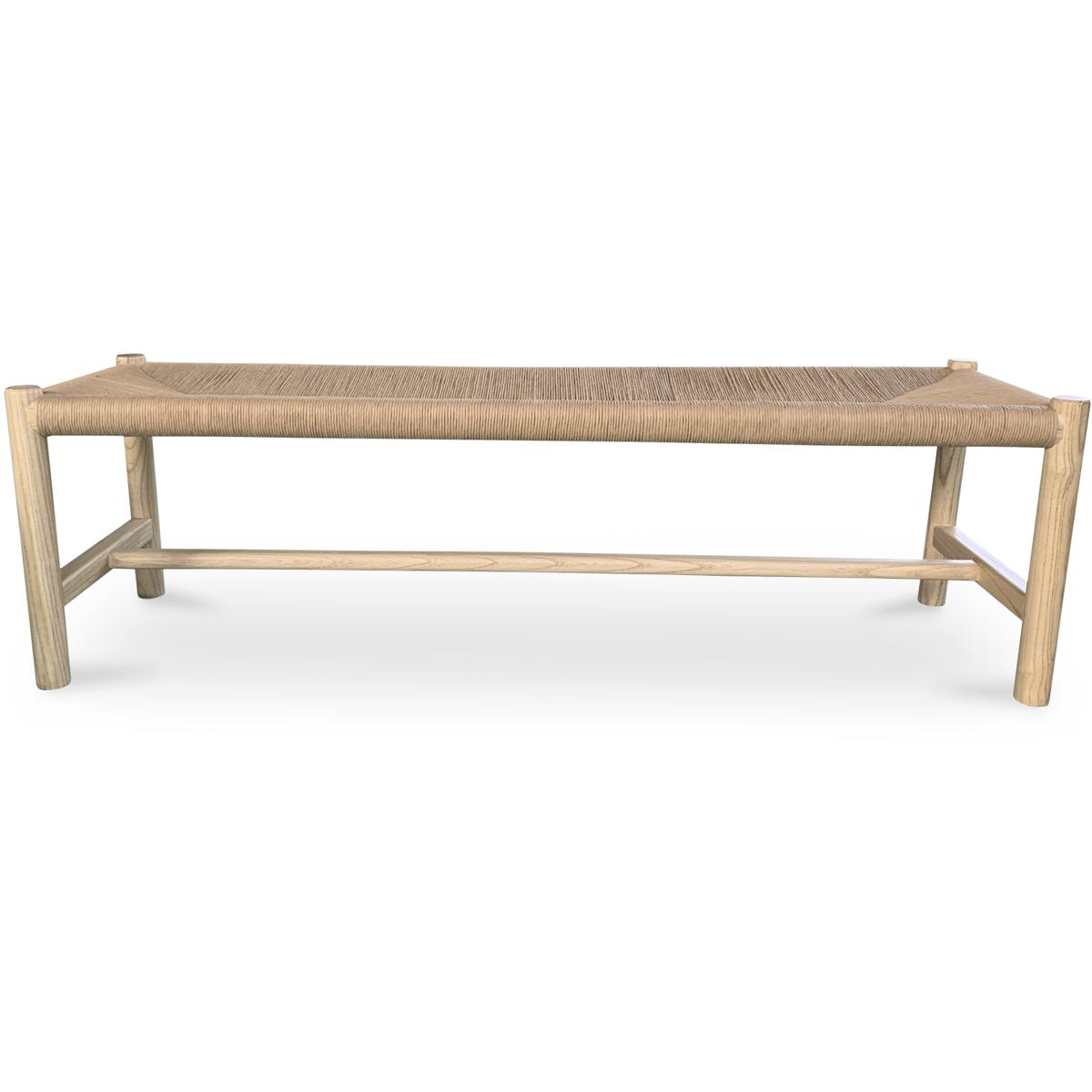 Moe's Home Collection FG-1027-24 Hawthorn Natural Bench, Small