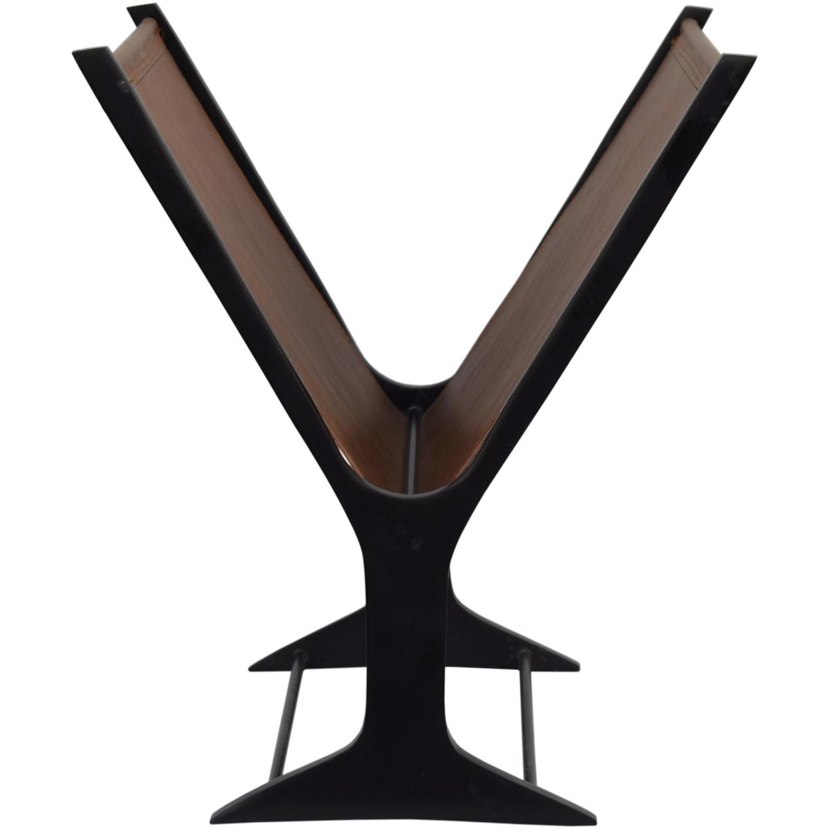 FI-1071-21 Ziff Magazine Holder, Light Brown - 18 x 15 x 13.5 in.