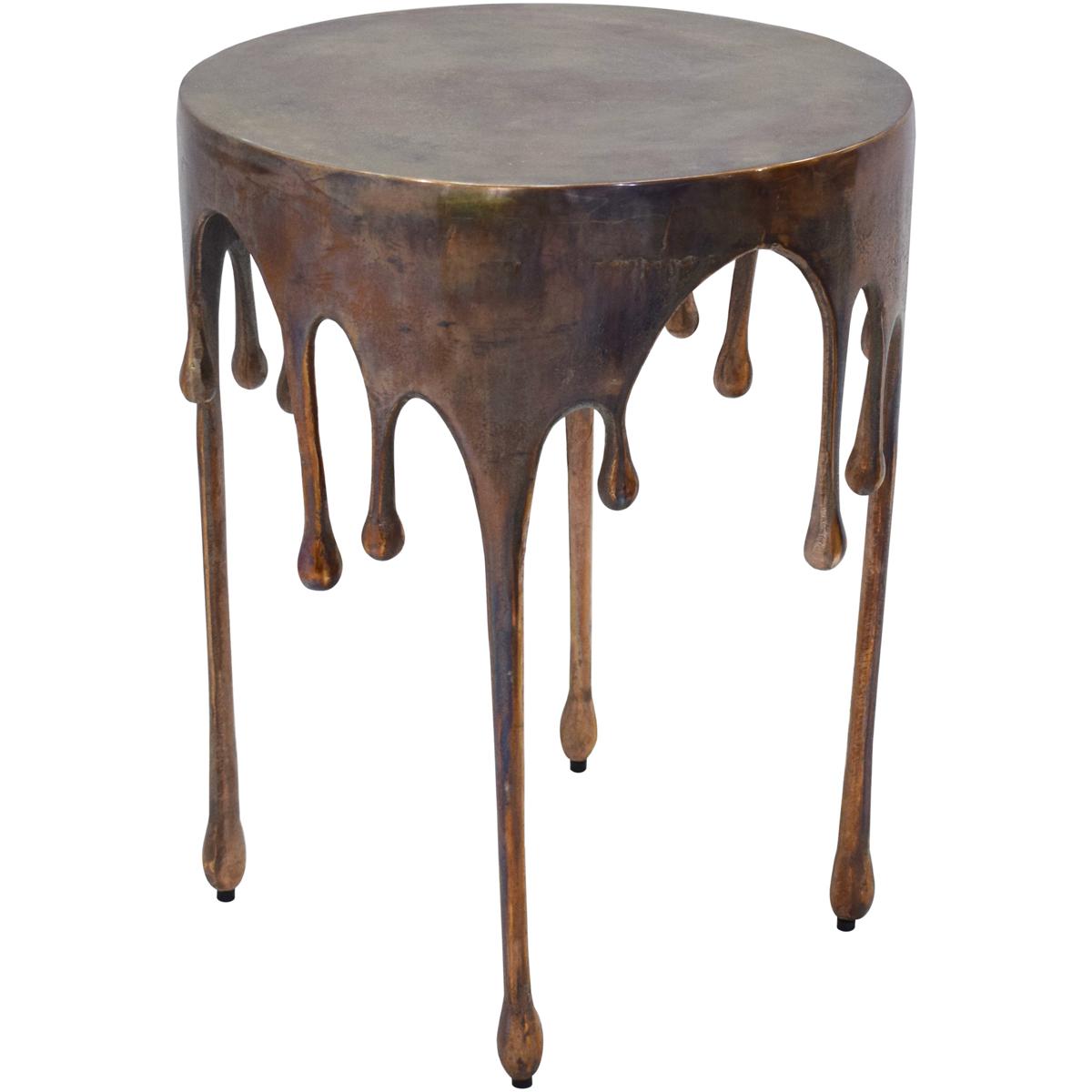 Moe's Home Collection FI-1090-50 Copperworks 22 X 17 inch Brown Accent Table