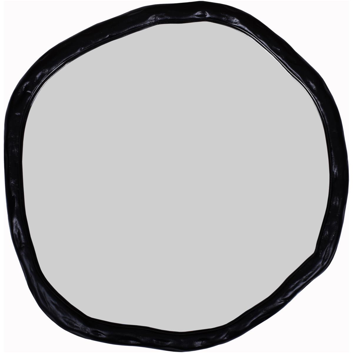 Moe's Home Collection FI-1099-02 Foundry 24 X 24 inch Black Mirror, Small