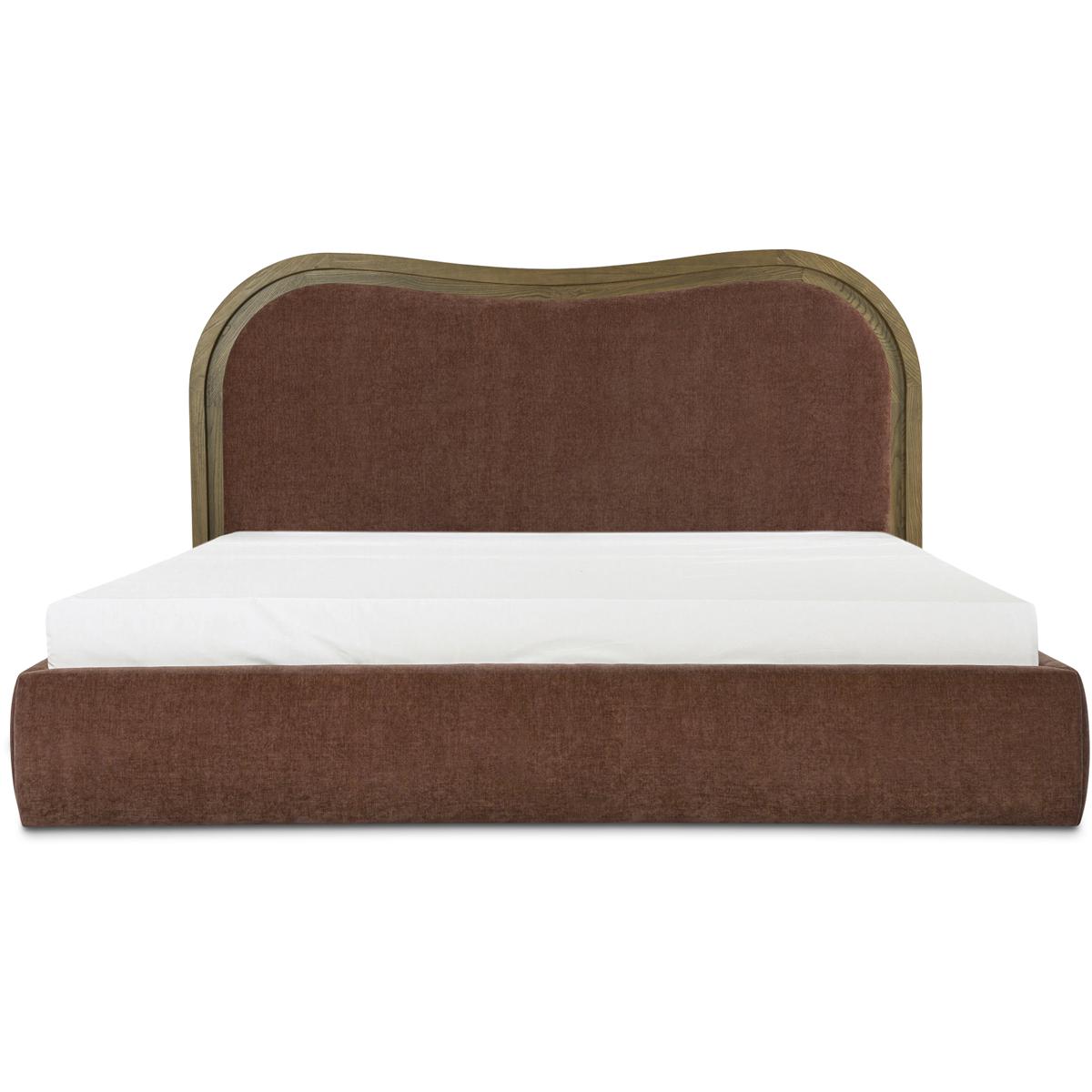 Moe's Home Collection FO-1038-03-0 Camilla Brown Bed, King