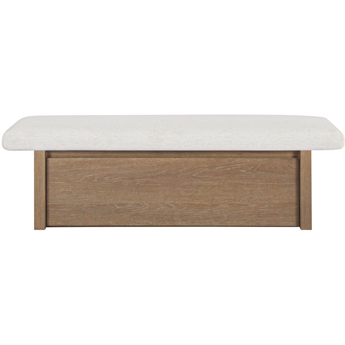 Moe's Home Collection FO-1050-05 Gemma White Storage Bench