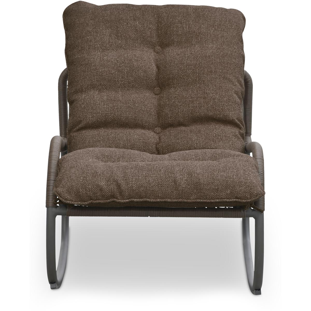 Moe's Home Collection GE-1002-03 Lyra GE Brown Outdoor Rocking Chair, King