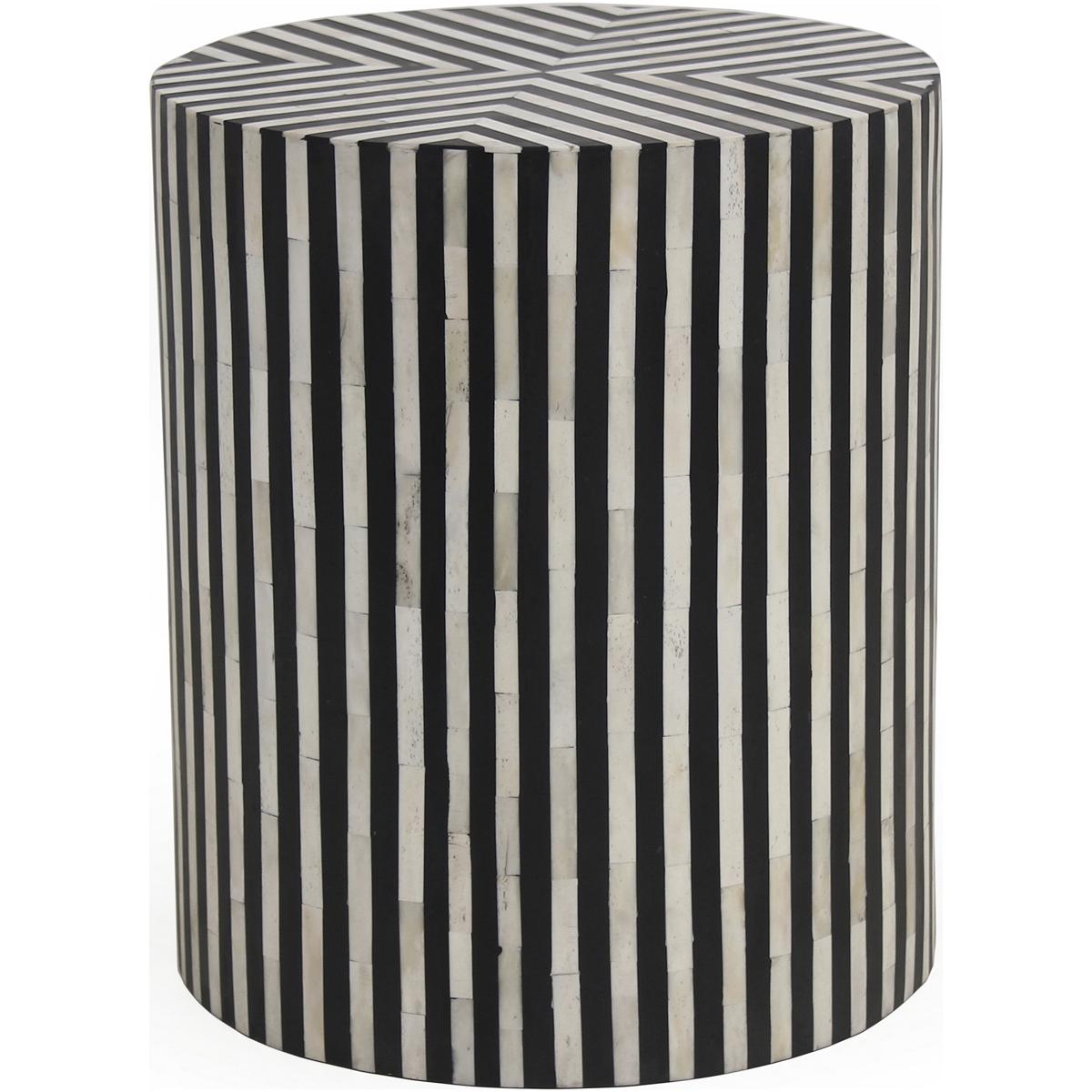 Moe's Home Collection GZ-1126-02 Chameau 18 X 15 inch Black Side Table