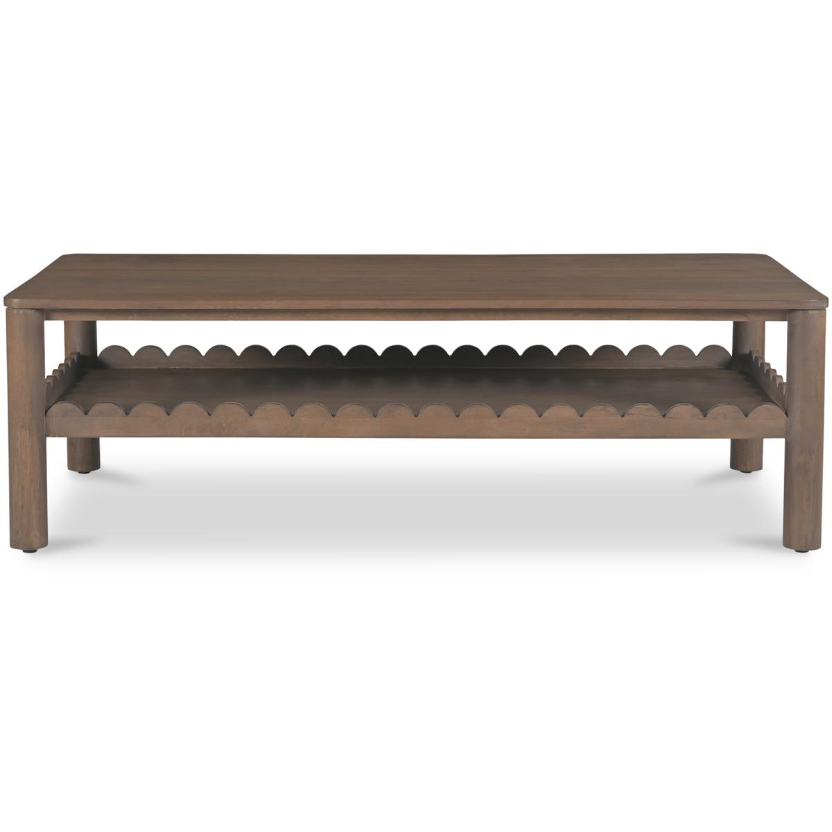 Moe's Home Collection GZ-1167-03 Wiley 52 X 25.5 inch Brown Coffee Table