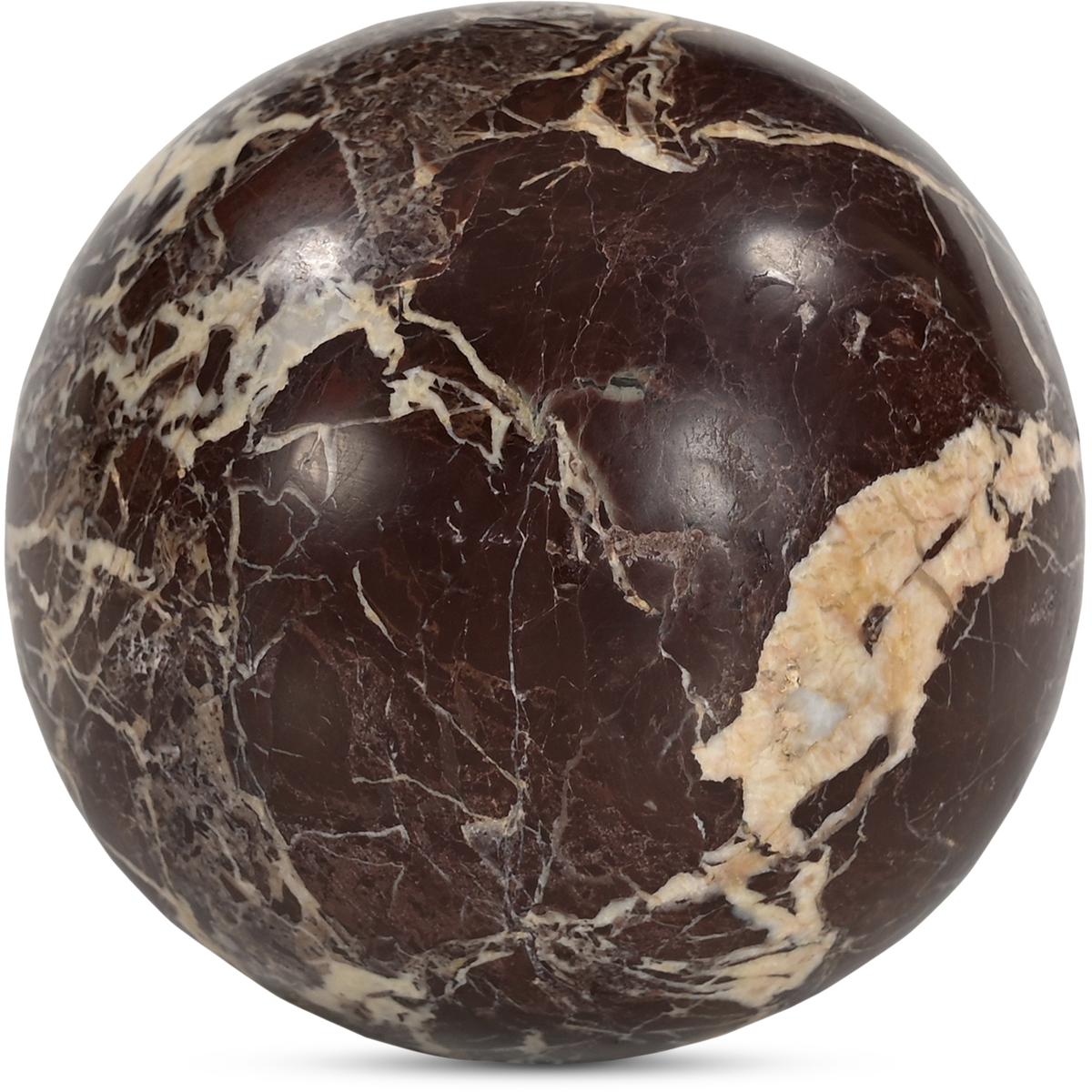 Moes Home Collection GZ117322 Odessa GZ Red Levanto Marble Tabletop Accent Outdoor