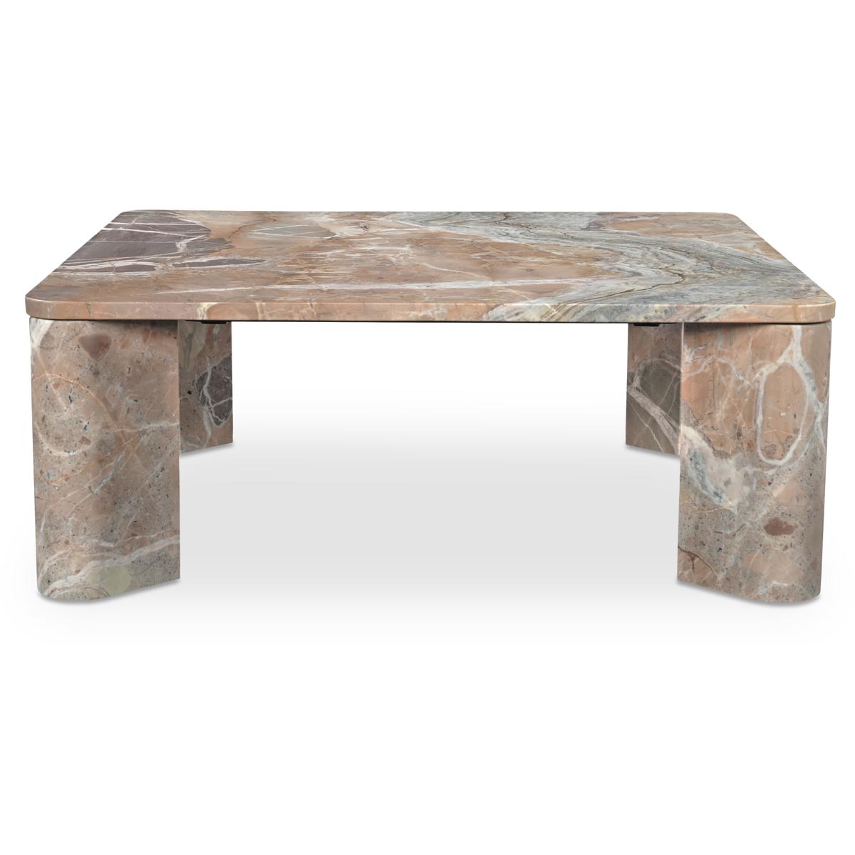 Moe's Home Collection JD-1048-12-0 Segment 35.5 X 35.5 inch Orange Coffee Table