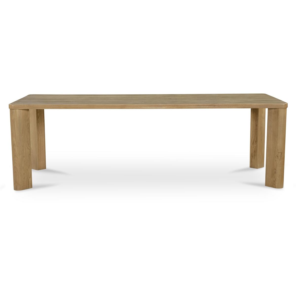 Moe's Home Collection JD-1108-20-0 Segment 96 X 39 inch Brown Dining Table, Large