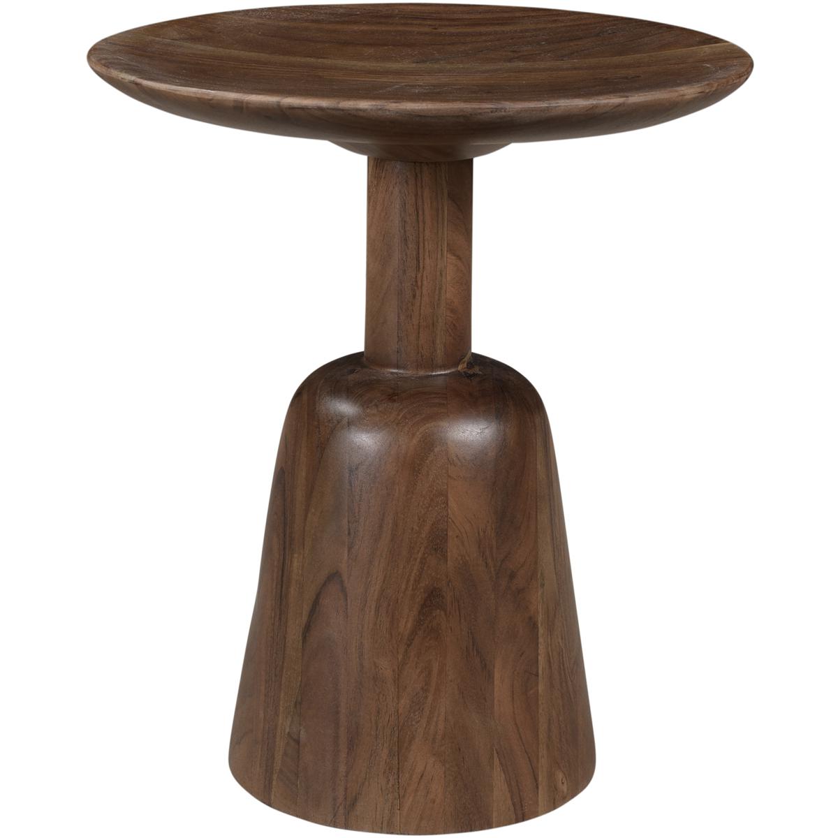 Moes Home Collection KY101420 Nels 18 X 16 inch KY Dark Brown End Table