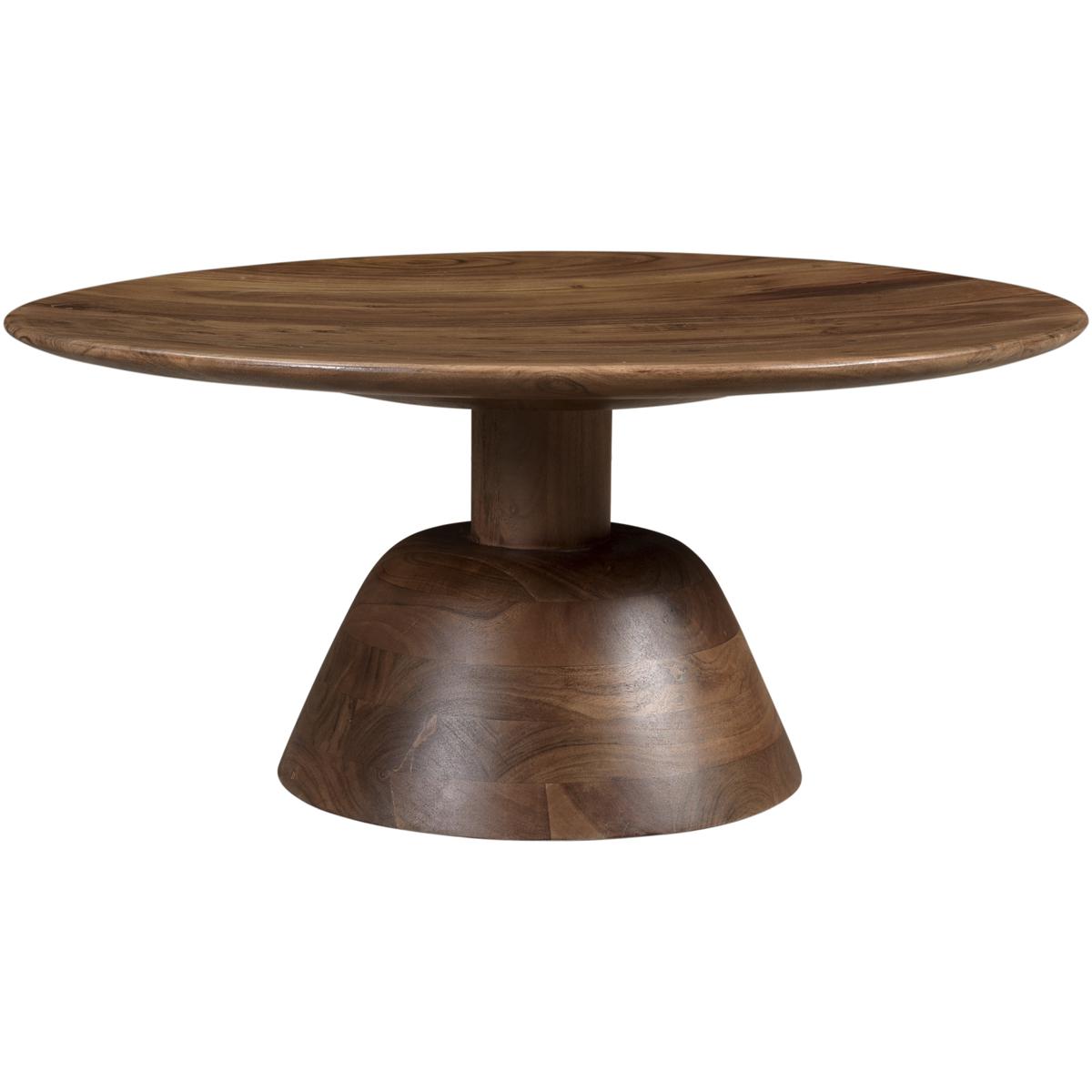 Moes Home Collection KY101820 Nels 30 X 30 inch KY Dark Brown Coffee Table