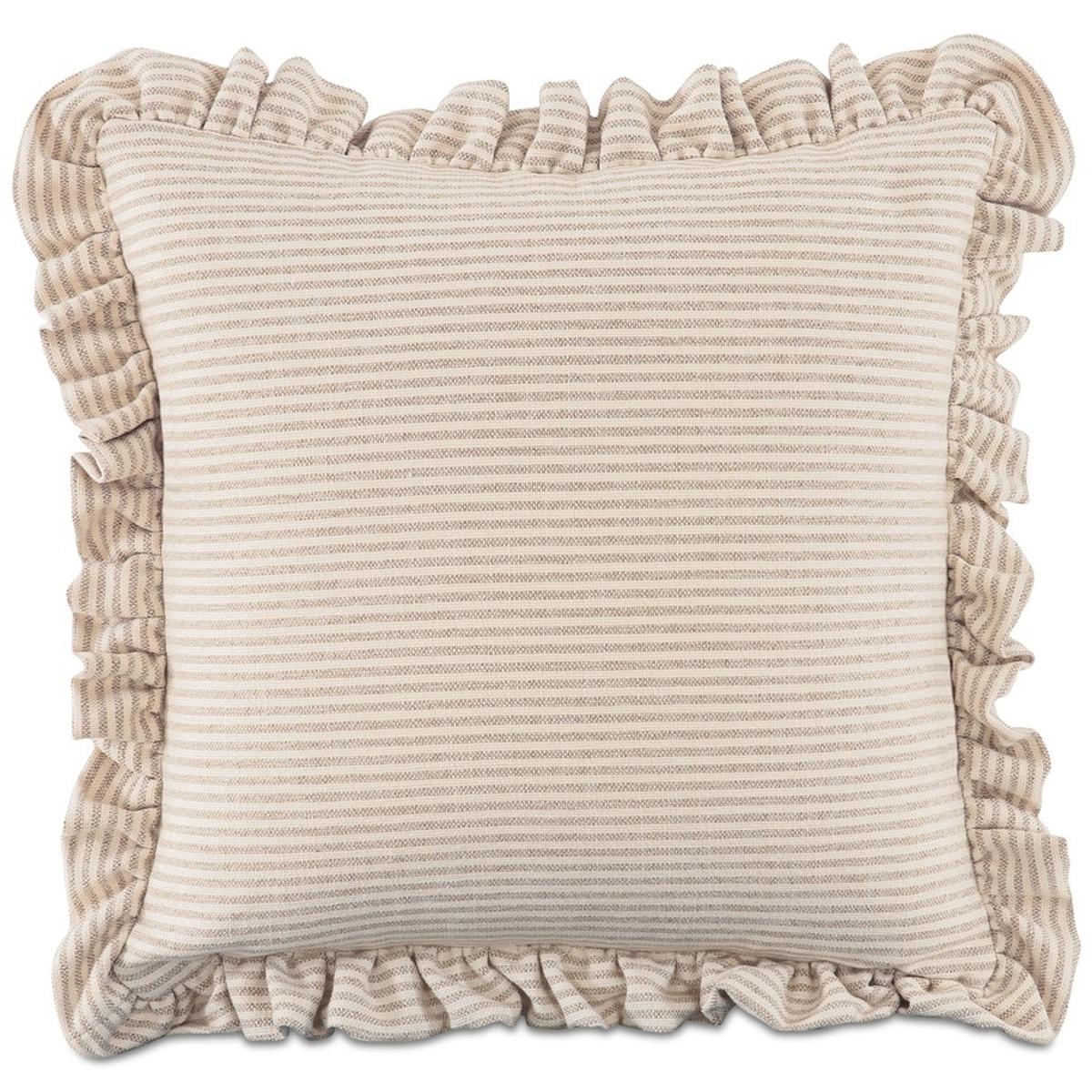 Moe's Home Collection OA-1110-37 Betty 20 X 20 inch OA Beige Stripe Cushion in Multicolor