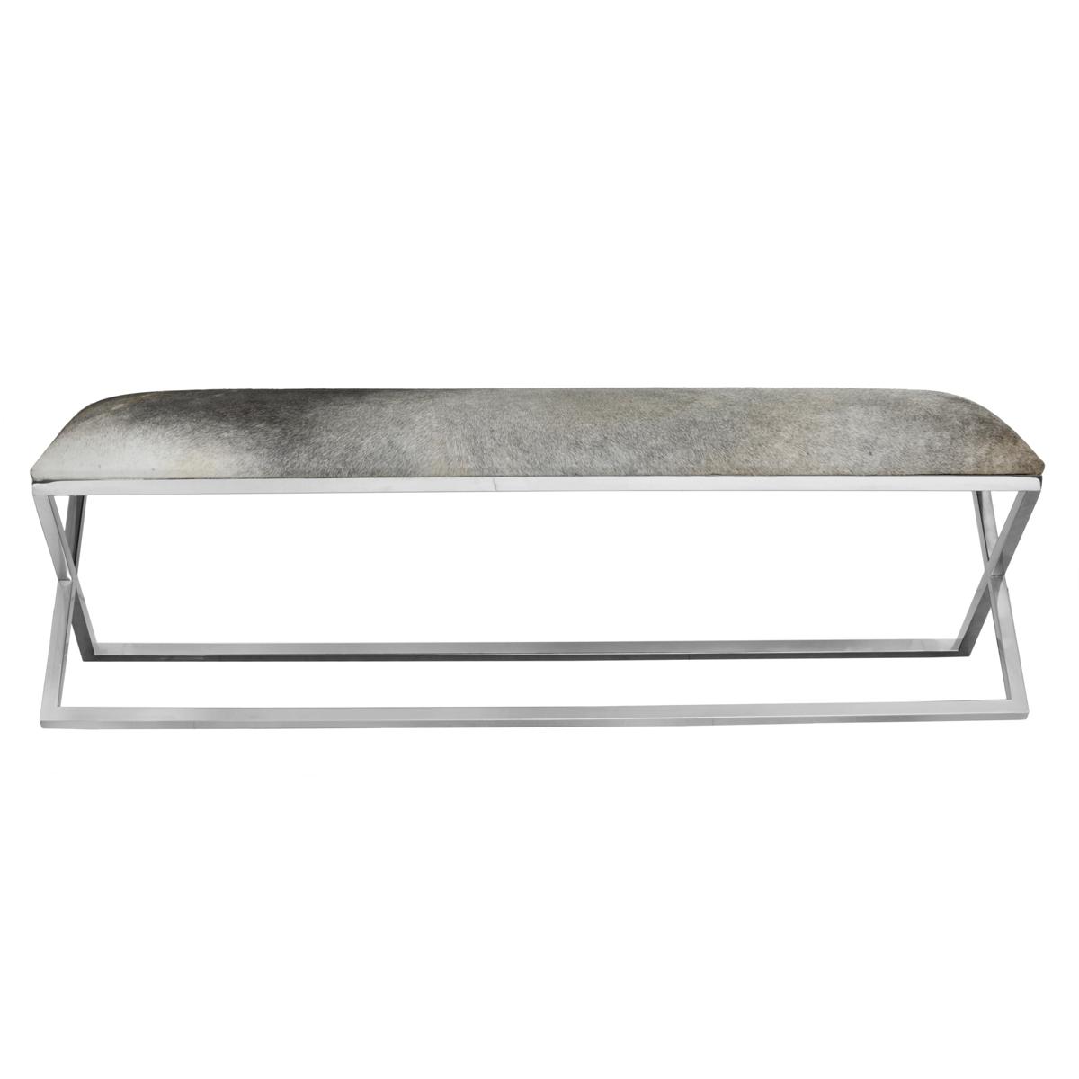 Moe's Home Collection OT-1011-15 Rossi Grey Bench