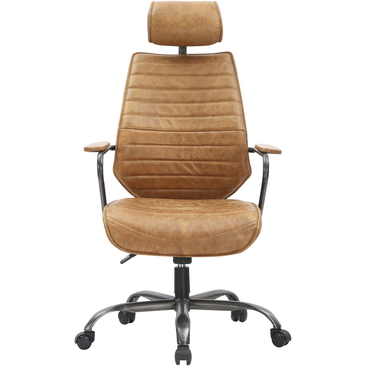Moe's Home Collection PK-1081-23 Executive Orange Swivel Office Chair