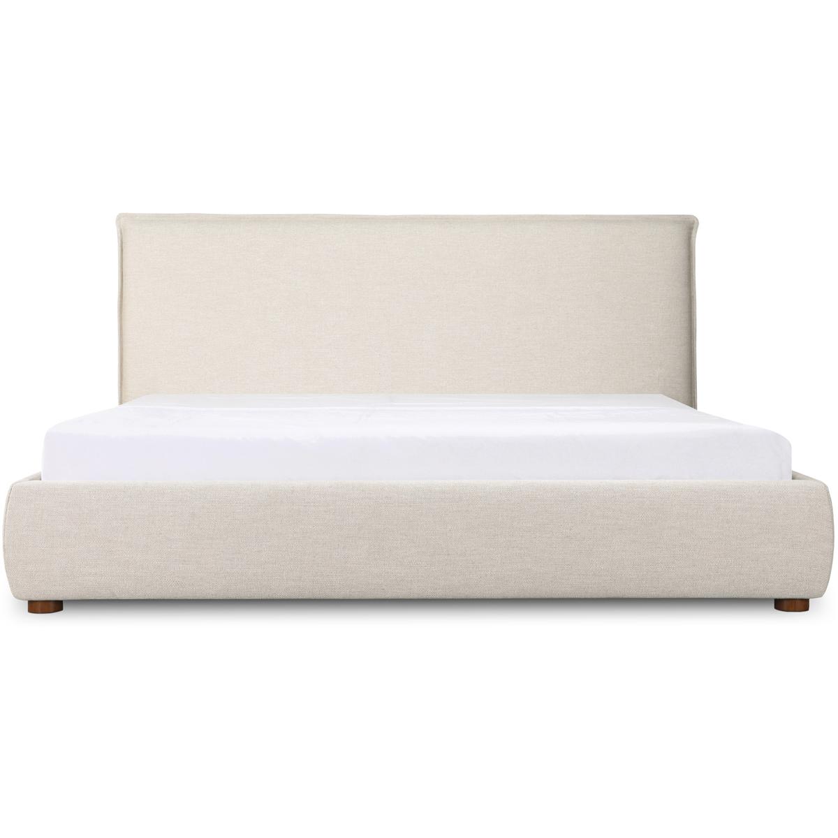 Moes Home Collection RN1130340 Luzon Wheat Bed in Beige King