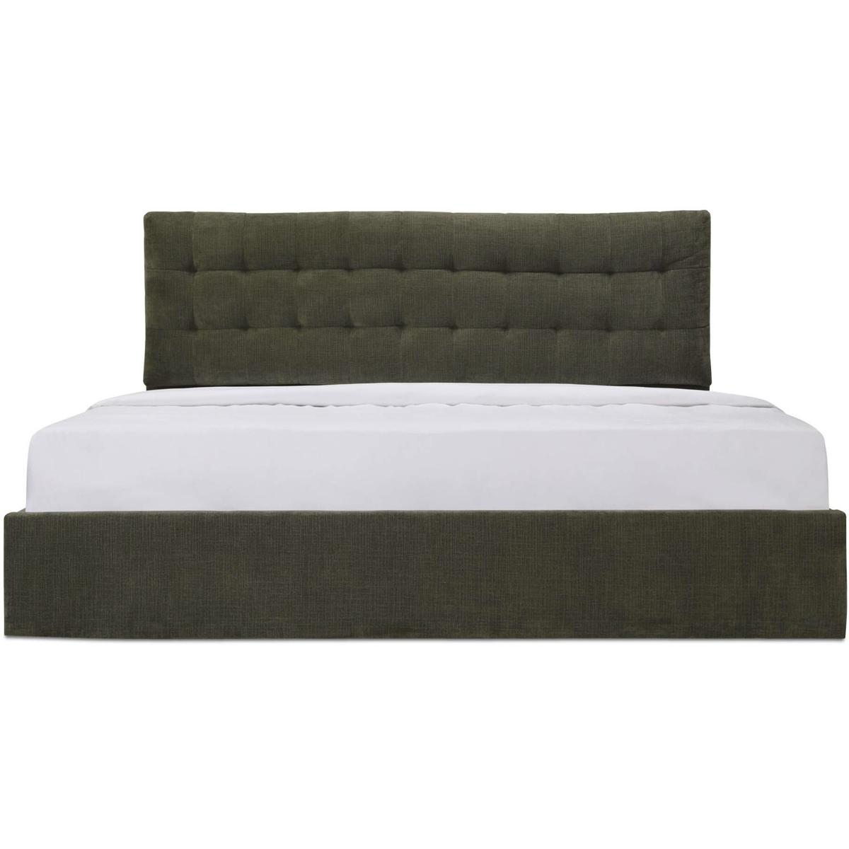 Moe's Home Collection RN-1154-27-0 Sebastion Green Storage Bed, King