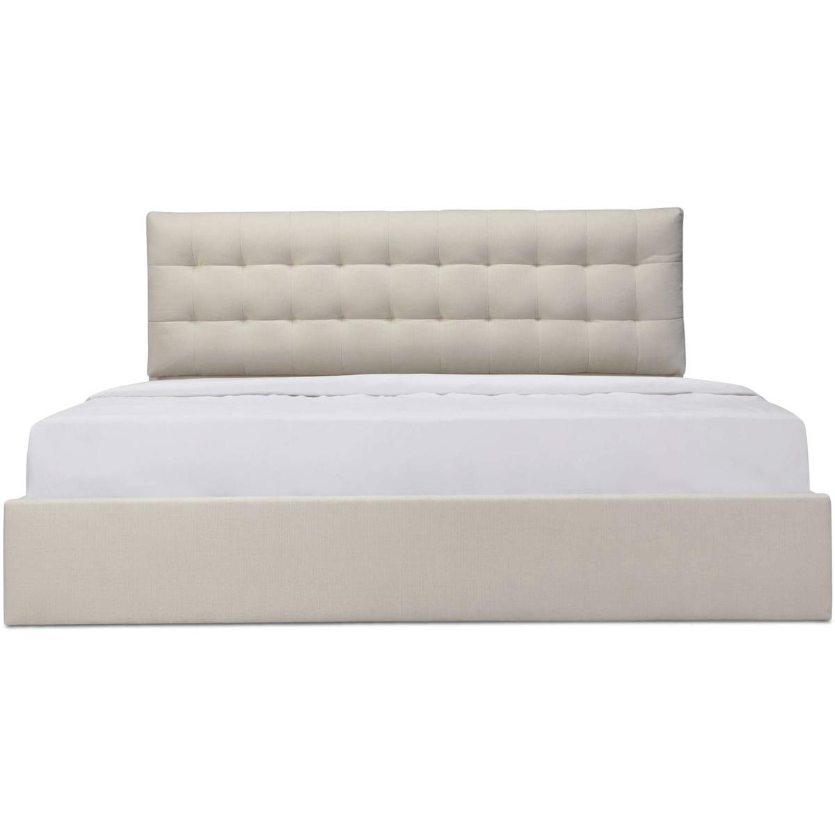 Moe's Home Collection RN-1155-05-0 Sebastion White Storage Bed, Queen