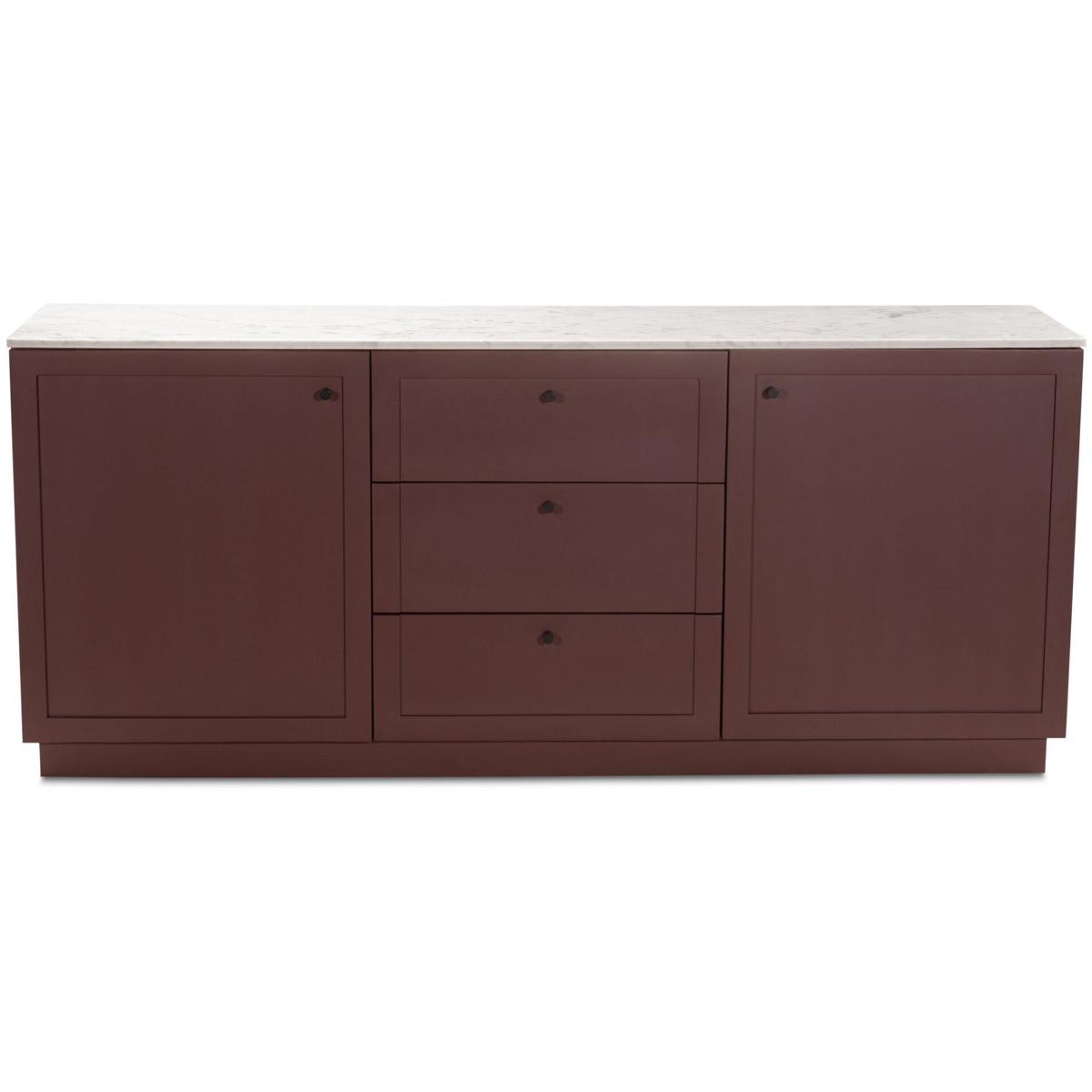 Moe's Home Collection RP-1073-22 Nadine 78 X 20 inch RP Deep Burgundy Sideboard in Red