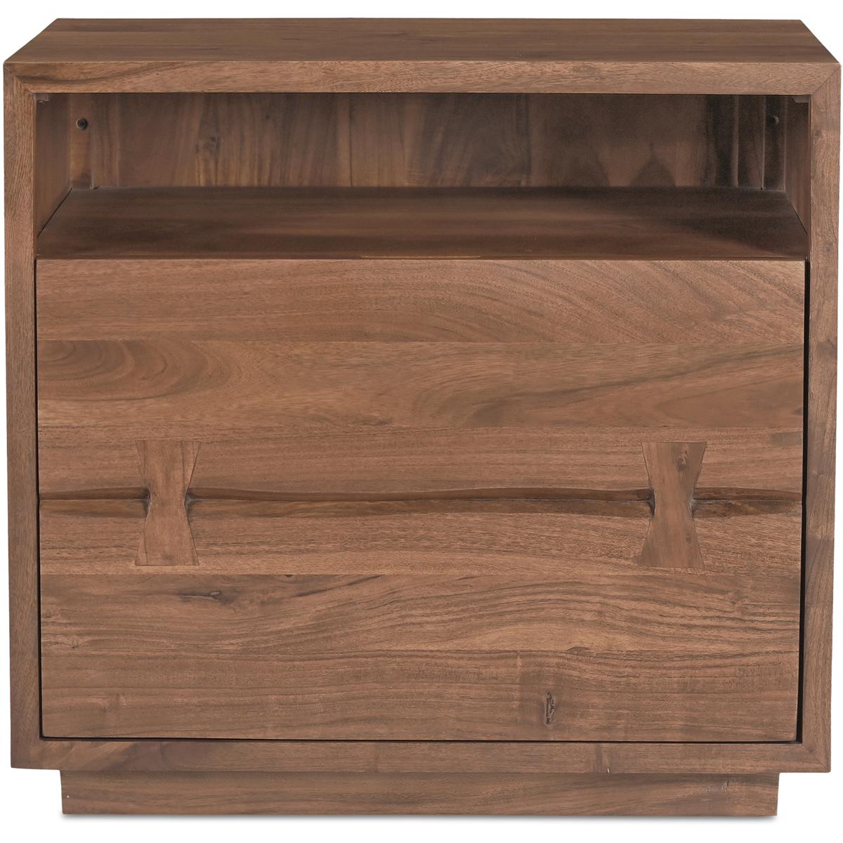 Moe's Home Collection VE-1047-03 Madagasikara 26 X 24 inch Brown Nightstand