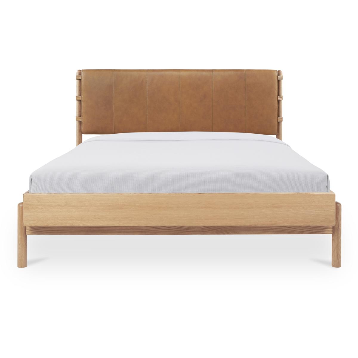 Moe's Home Collection YC-1045-24-0 Colby Natural Bed, Queen