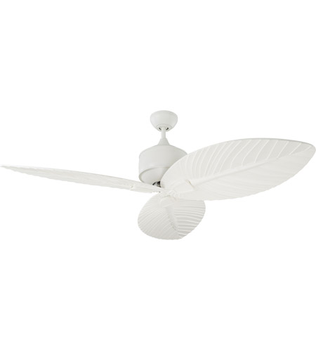 Monte Carlo Fans 3dlr56rzw Delray 56, Outdoor Ceiling Fans Wet Rated With Light